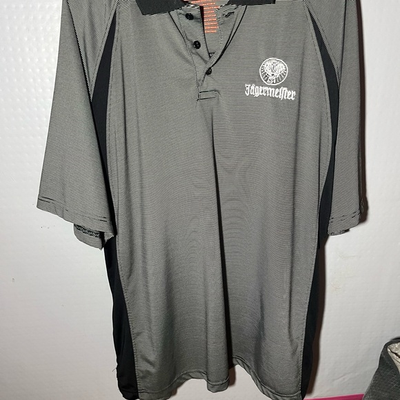 Jagermeister Gray Polo Shirt with Logo - Picture 1 of 5